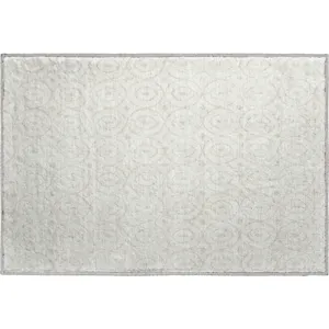 Luxury Washable Indoor/Outdoor The Reserve Ivory 1\'8\" x 2\'6\" Rug