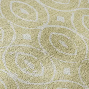 Luxury Washable Indoor/Outdoor The Reserve Wheat 5\' x 7\'6\" Rug