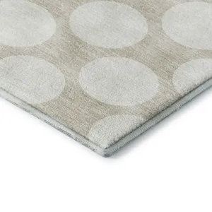 Luxury Washable Indoor/Outdoor The Reserve Beige 2\'6\" x 3\'10\" Rug