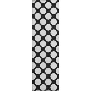 Luxury Washable Indoor/Outdoor The Reserve Black 2'3
