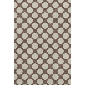 Luxury Washable Indoor/Outdoor The Reserve Coffee 8\' x 10\' Rug