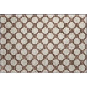 Luxury Washable Indoor/Outdoor The Reserve Coffee Rug