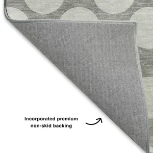 Luxury Washable Indoor/Outdoor The Reserve Gray 2\'6\" x 3\'10\" Rug