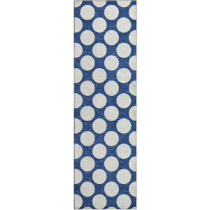 Luxury Washable Indoor/Outdoor The Reserve Navy 2'3