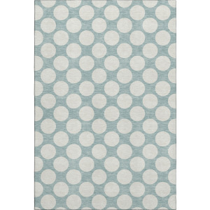 Luxury Washable Indoor/Outdoor The Reserve Seafoam Rug