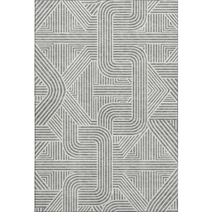 Luxury Washable Indoor/Outdoor The Reserve Gray Rug
