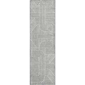 Luxury Washable Indoor/Outdoor The Reserve Gray 2'3