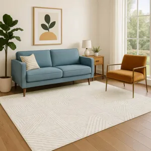 Luxury Washable Indoor/Outdoor The Reserve Linen 9\' x 12\' Rug