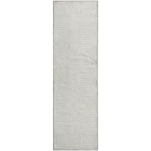 Luxury Washable Indoor/Outdoor The Reserve Linen 2\'3\" x 7\'6\" Runner Rug