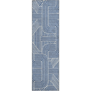 Luxury Washable Indoor/Outdoor The Reserve Navy 2'3