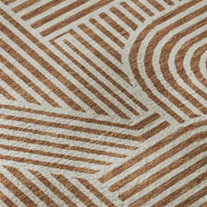 Luxury Washable Indoor/Outdoor The Reserve Paprika 1\'8\" x 2\'6\" Rug