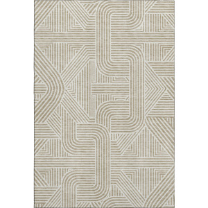 Luxury Washable Indoor/Outdoor The Reserve Putty Rug