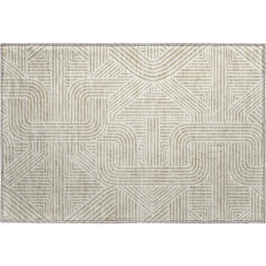 Luxury Washable Indoor/Outdoor The Reserve Putty Rug