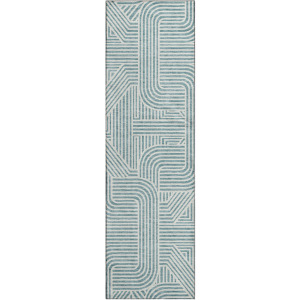 Luxury Washable Indoor/Outdoor The Reserve Teal 2'3