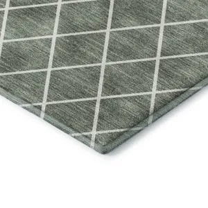 Luxury Washable Indoor/Outdoor The Reserve Basil 8\' x 10\' Rug