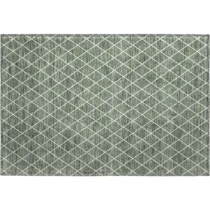 Luxury Washable Indoor/Outdoor The Reserve Basil 1\'8\" x 2\'6\" Rug