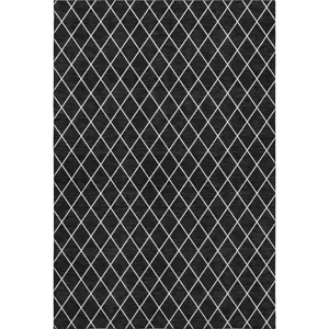 Luxury Washable Indoor/Outdoor The Reserve Black 2\'6\" x 3\'10\" Rug