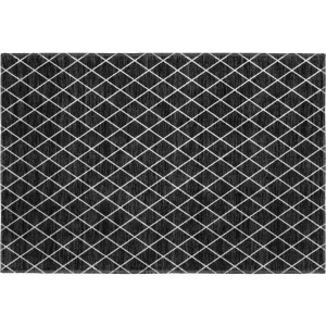 Luxury Washable Indoor/Outdoor The Reserve Black Rug