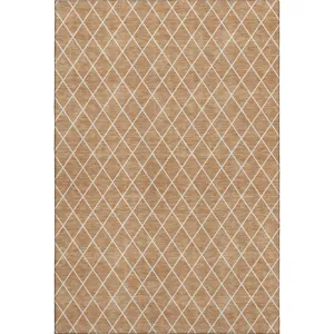 Luxury Washable Indoor/Outdoor The Reserve Copper 3\' x 5\' Rug