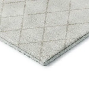 Luxury Washable Indoor/Outdoor The Reserve Ivory 9\' x 12\' Rug