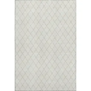 Luxury Washable Indoor/Outdoor The Reserve Ivory 9\' x 12\' Rug