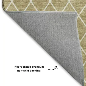 Luxury Washable Indoor/Outdoor The Reserve Walnut 5\' x 7\'6\" Rug