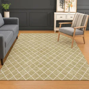 Luxury Washable Indoor/Outdoor The Reserve Walnut 5\' x 7\'6\" Rug