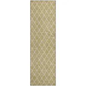 Luxury Washable Indoor/Outdoor The Reserve Walnut 2\'3\" x 7\'6\" Runner Rug