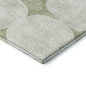 Luxury Washable Indoor/Outdoor The Reserve Aloe 5\' x 7\'6\" Rug