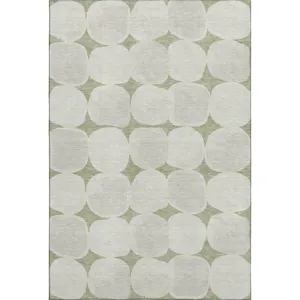 Luxury Washable Indoor/Outdoor The Reserve Aloe 5\' x 7\'6\" Rug
