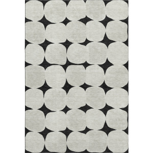 Luxury Washable Indoor/Outdoor The Reserve Black Rug