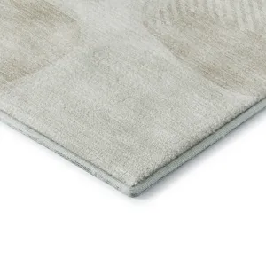 Luxury Washable Indoor/Outdoor The Reserve Ivory 8\' x 10\' Rug