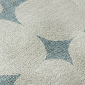 Luxury Washable Indoor/Outdoor The Reserve Teal 3\' x 5\' Rug