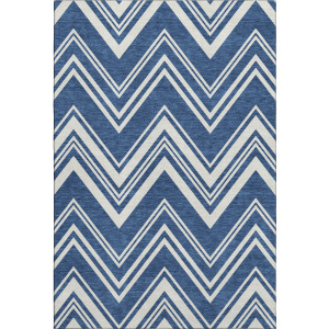 Luxury Washable Indoor/Outdoor The Reserve Blue Rug