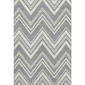 Luxury Washable Indoor/Outdoor The Reserve Pewter Rug