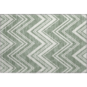 Luxury Washable Indoor/Outdoor The Reserve Sage Rug