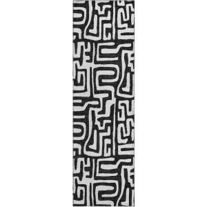 Luxury Washable Indoor/Outdoor The Reserve Black 2'3