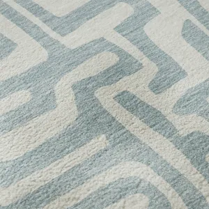 Luxury Washable Indoor/Outdoor The Reserve Denim 8\' x 10\' Rug