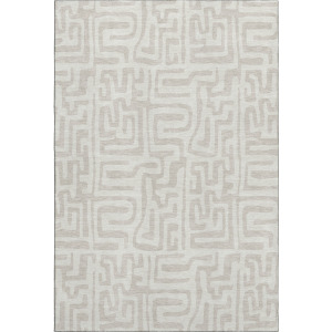 Luxury Washable Indoor/Outdoor The Reserve Ivory Rug