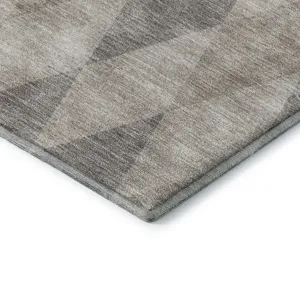 Luxury Washable Indoor/Outdoor The Reserve Beige 9\' x 12\' Rug