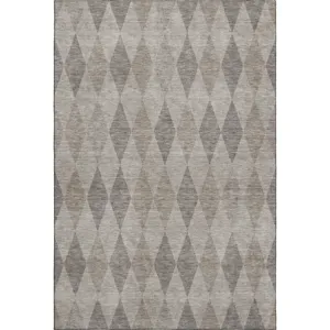 Luxury Washable Indoor/Outdoor The Reserve Beige 9\' x 12\' Rug