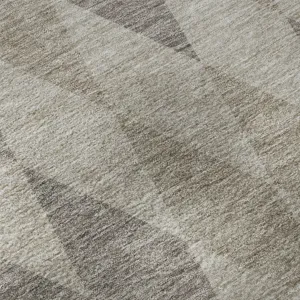 Luxury Washable Indoor/Outdoor The Reserve Beige 9\' x 12\' Rug