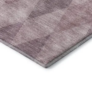 Luxury Washable Indoor/Outdoor The Reserve Blush 8\' x 10\' Rug