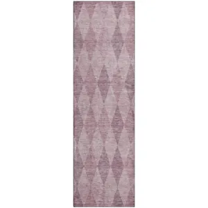 Luxury Washable Indoor/Outdoor The Reserve Blush 2\'3\" x 7\'6\" Runner Rug