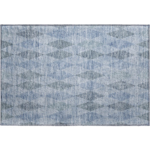 Luxury Washable Indoor/Outdoor The Reserve Denim Rug