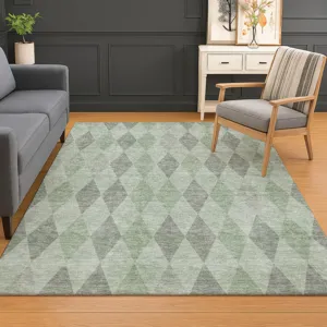 Luxury Washable Indoor/Outdoor The Reserve Fern 10\' x 14\' Rug