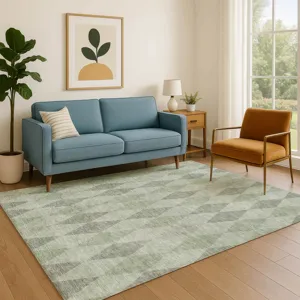 Luxury Washable Indoor/Outdoor The Reserve Fern 10\' x 14\' Rug