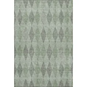 Luxury Washable Indoor/Outdoor The Reserve Fern 10\' x 14\' Rug