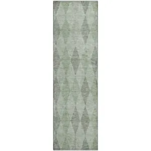 Luxury Washable Indoor/Outdoor The Reserve Fern 2\'3\" x 7\'6\" Runner Rug