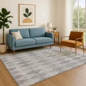 Luxury Washable Indoor/Outdoor The Reserve Gray 2\'6\" x 3\'10\" Rug